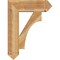 Ekena Millwork Westlake Arts & Crafts Rough Sawn Bracket, Western Red Cedar, 6"W x 24"D x 32"H BKT06X24X32WTL03RWR - alternate 3